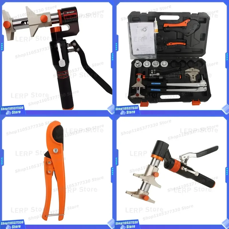 SD-1632Y Manual Hydraulic Sliding Pliers for Floor Heating Pipe Expansion Aluminum Plastic Tube Clamping Tool Take Over Parts