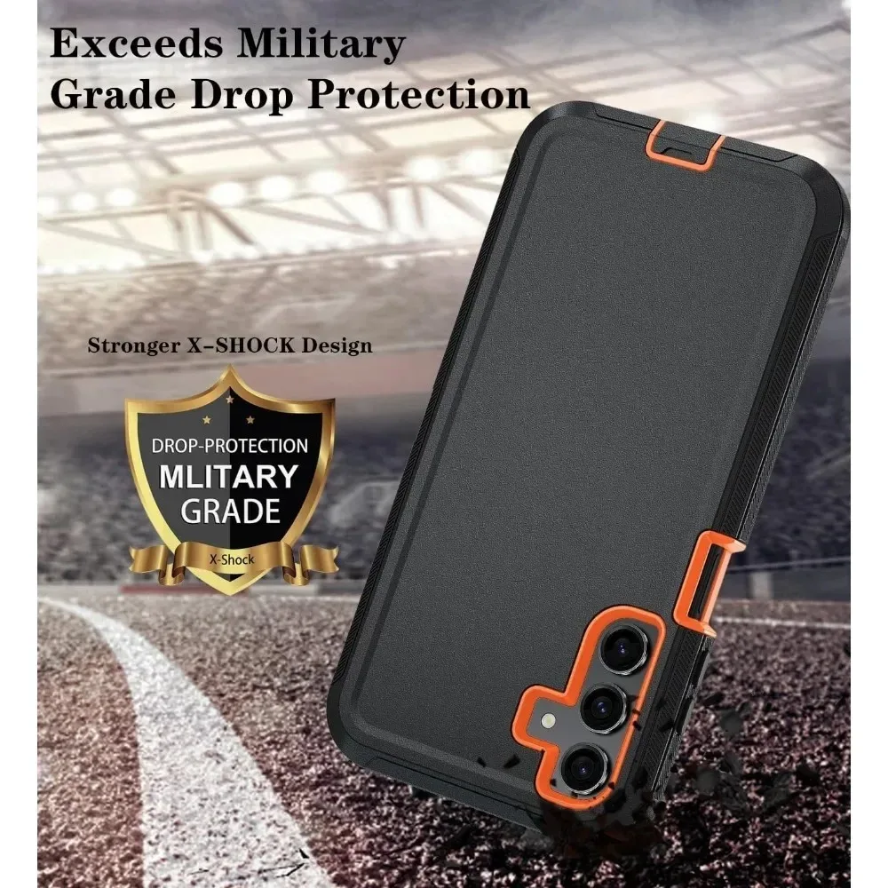 3-lagige robuste Hybrid-Ott-Defender-Hülle für Samsung A57 A37 A27 A17 A07 A56 A36 A26 A16 A06 A55 A35 A25 A05 A05s 4G 5G Cover – Detail 4