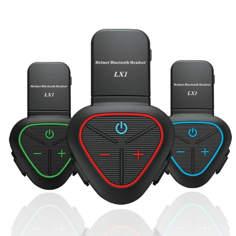 Auscultadores sem fios LX1, Auscultadores resistentes à água, Compatível com Bluetooth, Compatível para motociclistas, 5.3