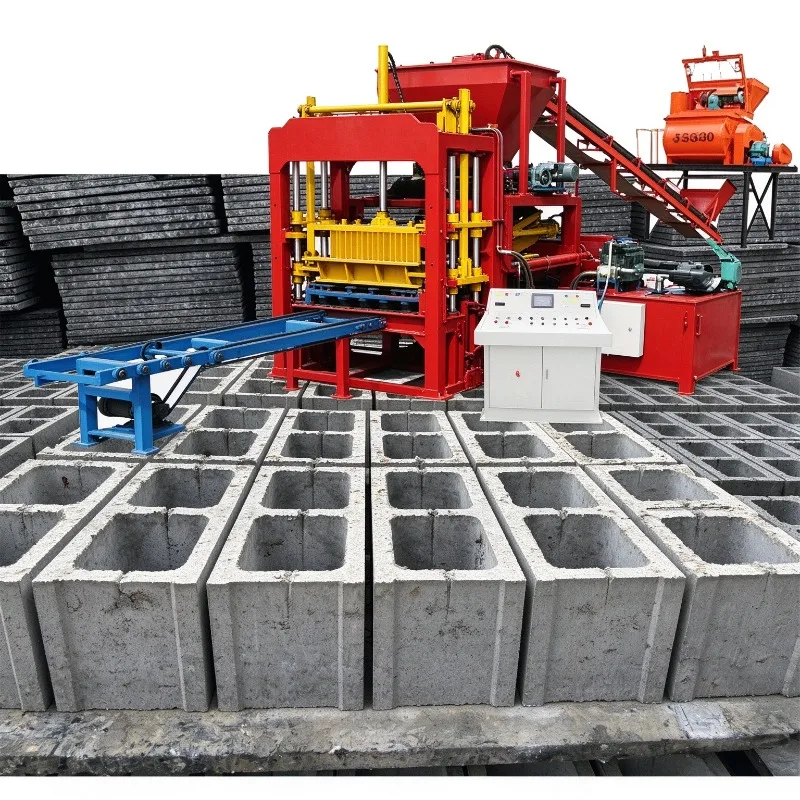 New Design Brick Making Machine Automatic Concrete Block Making Machine Interlocking Cement Paving Brick Maker Construction