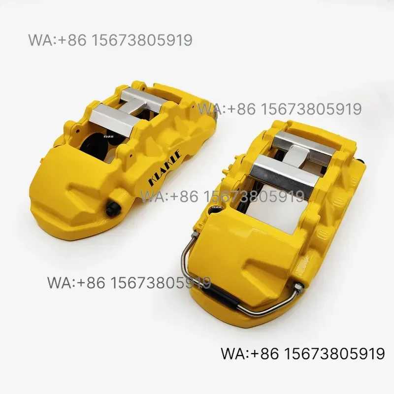 For  Wmwmnu  KLAKLE 8520 Brake Caliper Kit Modified Rear Big Brake Caliper Brake Pads Hose Bracket  20 Inch Wheels