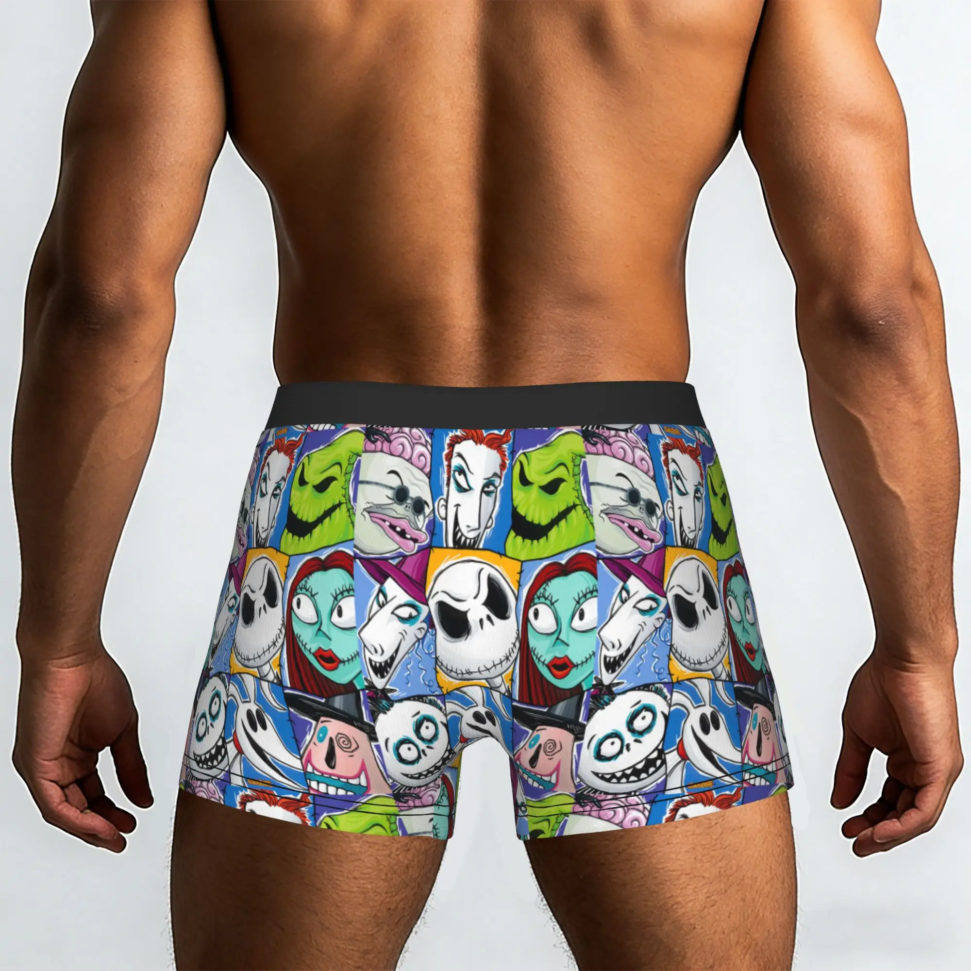 Custom Jack Anime S-Skellingtones Boxers Shorts Men's  Briefs Underwear Funny Underpants