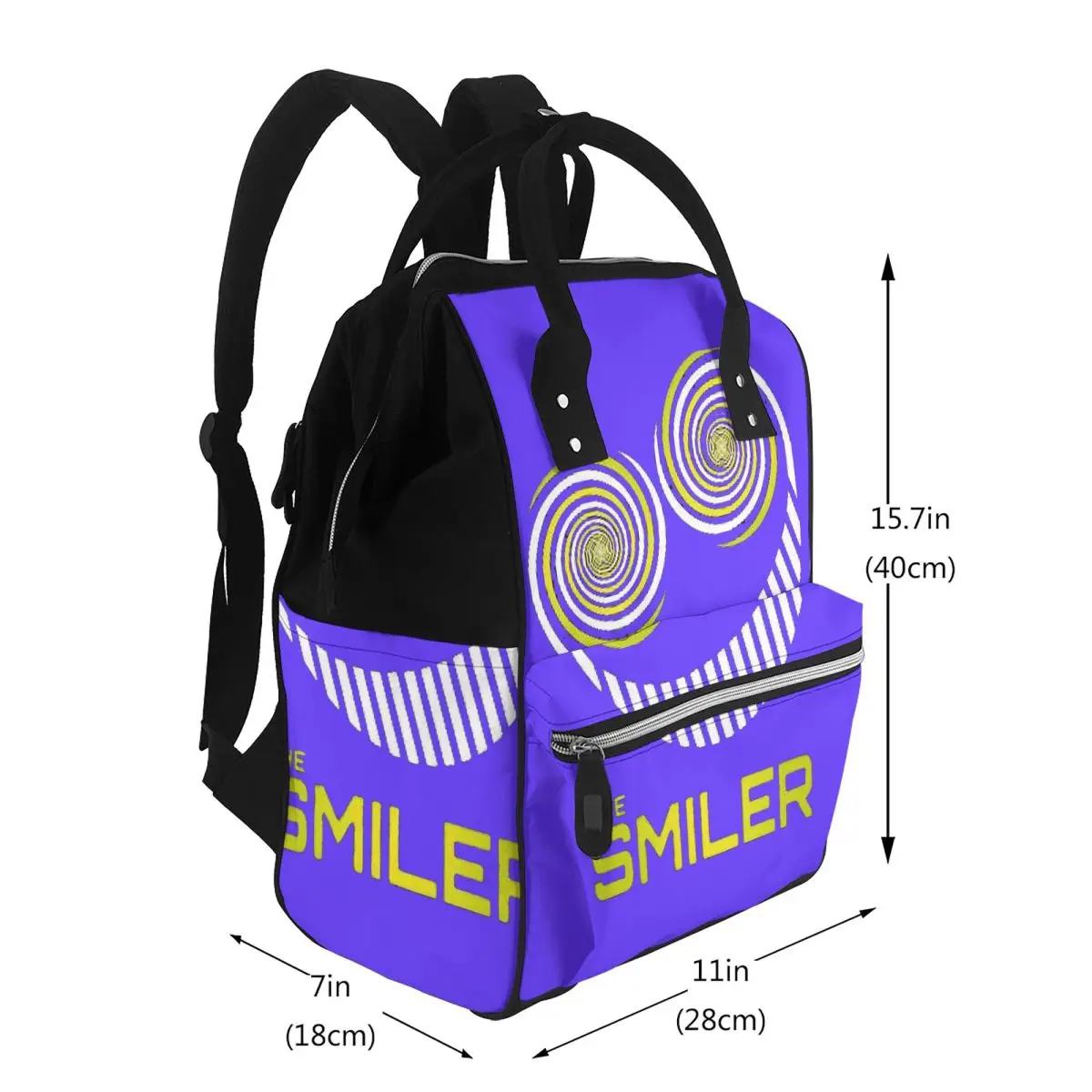 The Smiler Alton Towers Merch Uk Active Student Backpack School Bag Hiking Travel Daypack for Men Women Bookbag Shoulder Bags