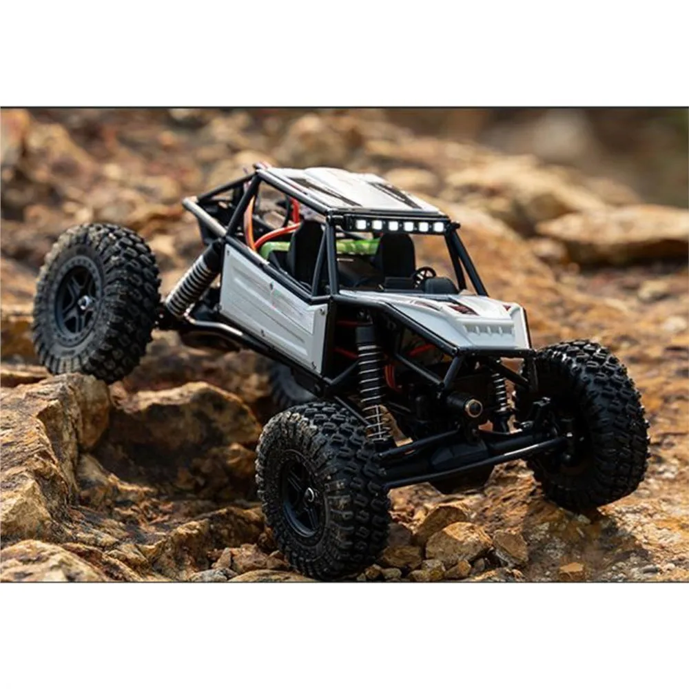 1/18 RC تسلق سيارة 4WD التحكم عن بعد على الطرق الوعرة مركبة RTR روك الزاحف C8808 370 نحى المحرك 20A أضواء ESC