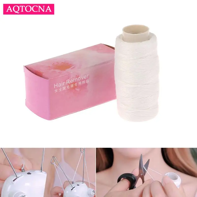 1PC Physical Cotton Thread Facial Hair Remover Wire Cotton Device Body Hair Removal Skin Rejuvenation For Daily Hair Removal