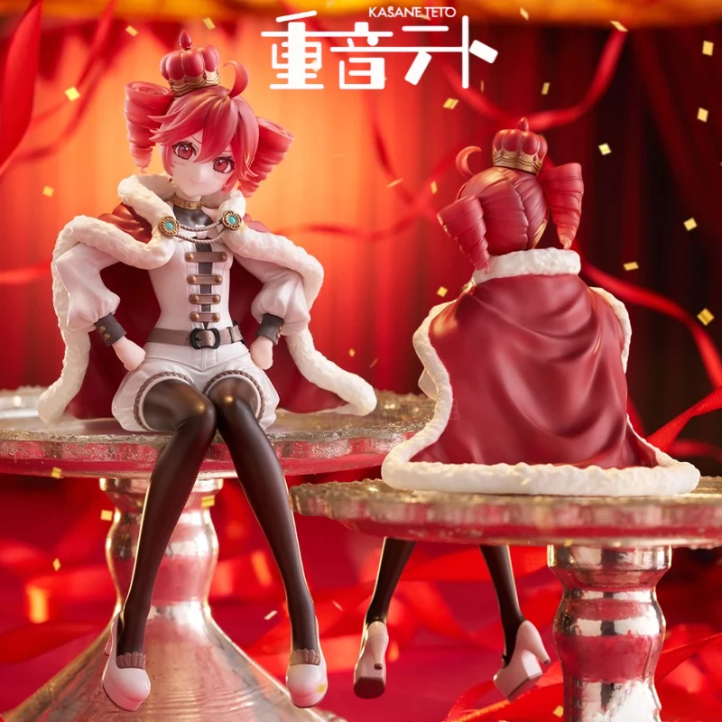 15cm FuRyu Utau Kasane Teto Figurka Anime Dziewczyny Noodle Stopper Teto Kasane Robo Synthesizer V AI Figurka Akcji Model Lalka Zabawka Prezent