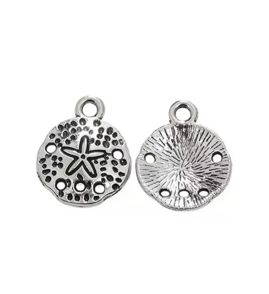 

35pcs 12mm Alloy metal tibetan silver color pendants for jewelry handmade HW3106