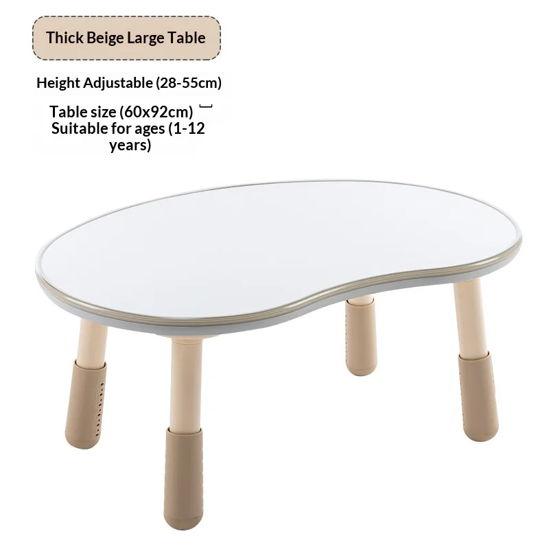 طاولة أطفال قابلة للتعديل بارتفاع مكتب دراسة للأطفال طاولة أنشطة التعلم المبكر للأطفال الصغار ميسا Infantil Montessori #6