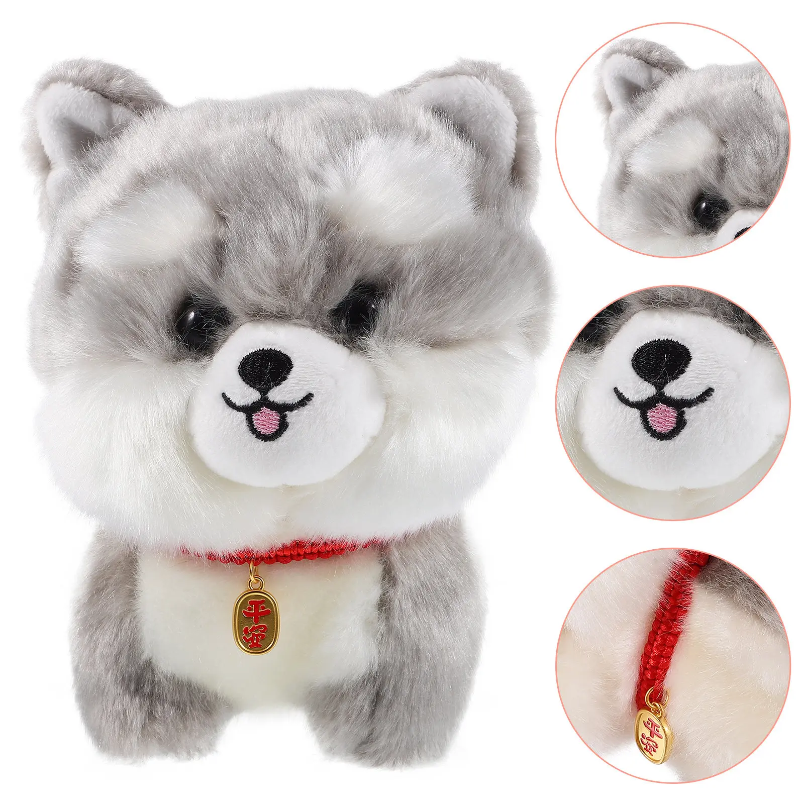 

Stuffed Animal Extra Soft Cozy Realistic Dog Design for Hugging Decoration Playtime Birthday Gift for Girls Boys Teens