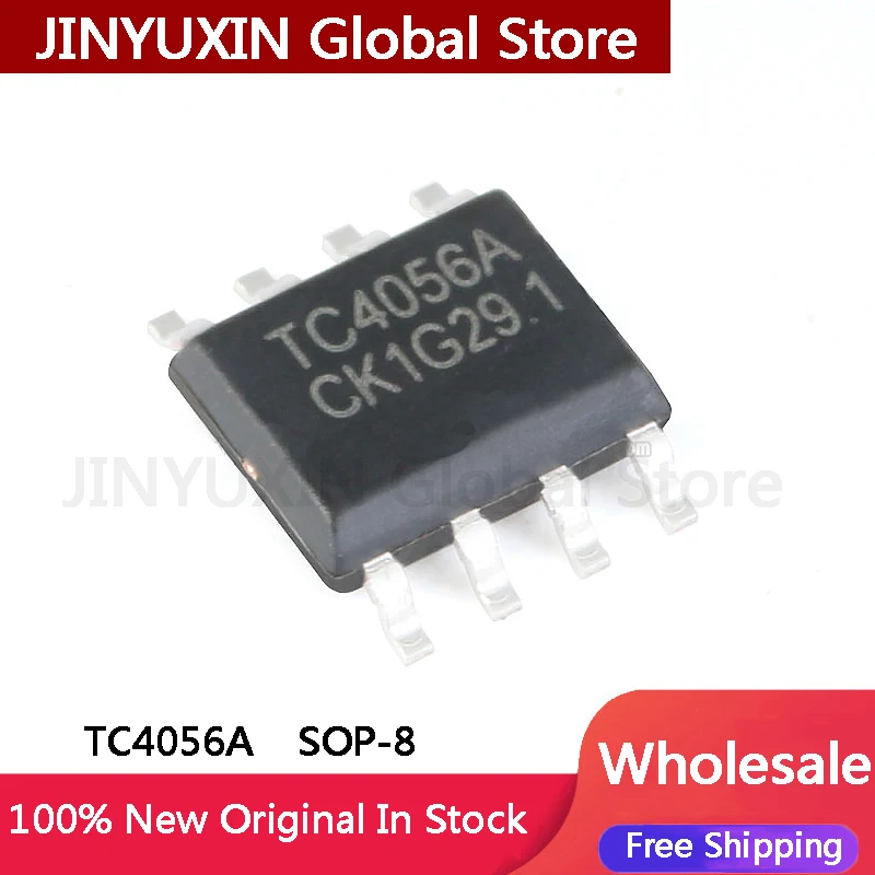20-1000 sztuk chip TC4056A TC4056 SOP-8 1A liniowy układ ładowania baterii litowej kompatybilny z TP4056 w magazynie hurtowym