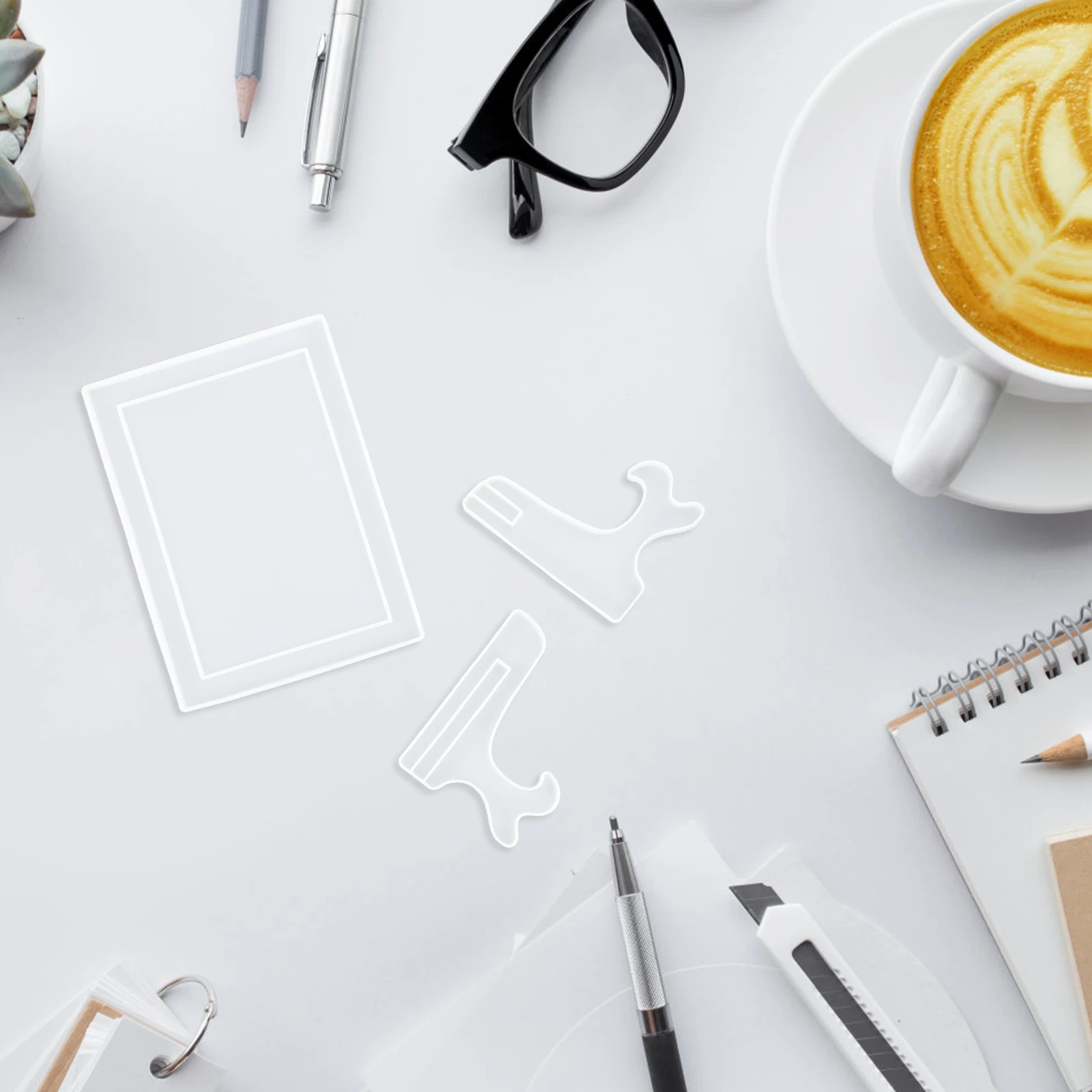 

1 set 1 Set Silicone Photo Frame Mold Diy Epoxy Casting Mould Craft Making Kit Desktop Decor Supply Picture Frame Diy Tools