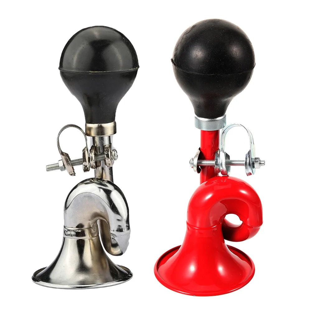 

2pcs Bicycles Handlebar Horn Reusable Bugle Horn Convenient Bike Horn Retro Bike Horn Bike Accessory