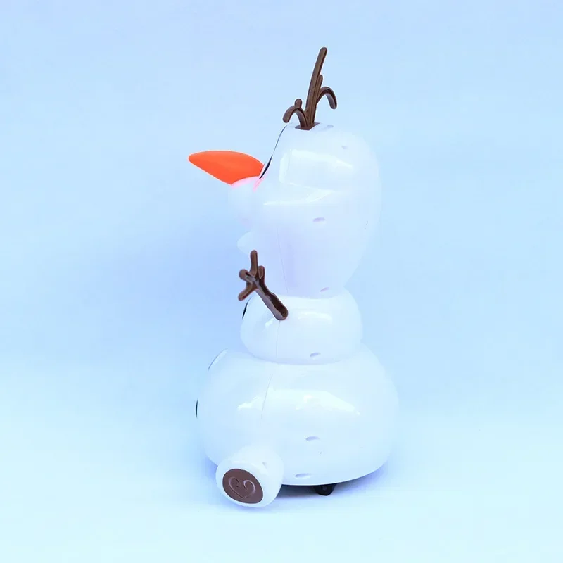 Disney Frozen 2 Dancing Snowman Olaf หุ่นยนต์ LED เพลงไฟฉายไฟฟ้า Action Figure ของเล่นเด็กสําหรับของขวัญเด็ก