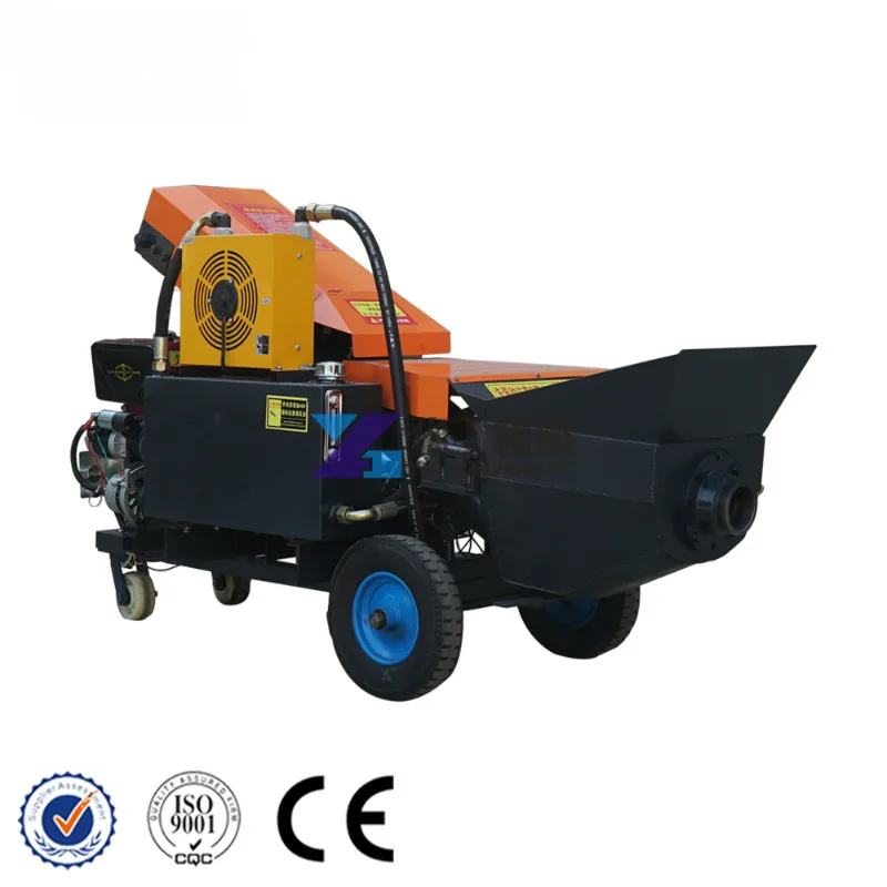 Small Diesel Secondary Structure Column Concrete Pouring Pump Transport Pump