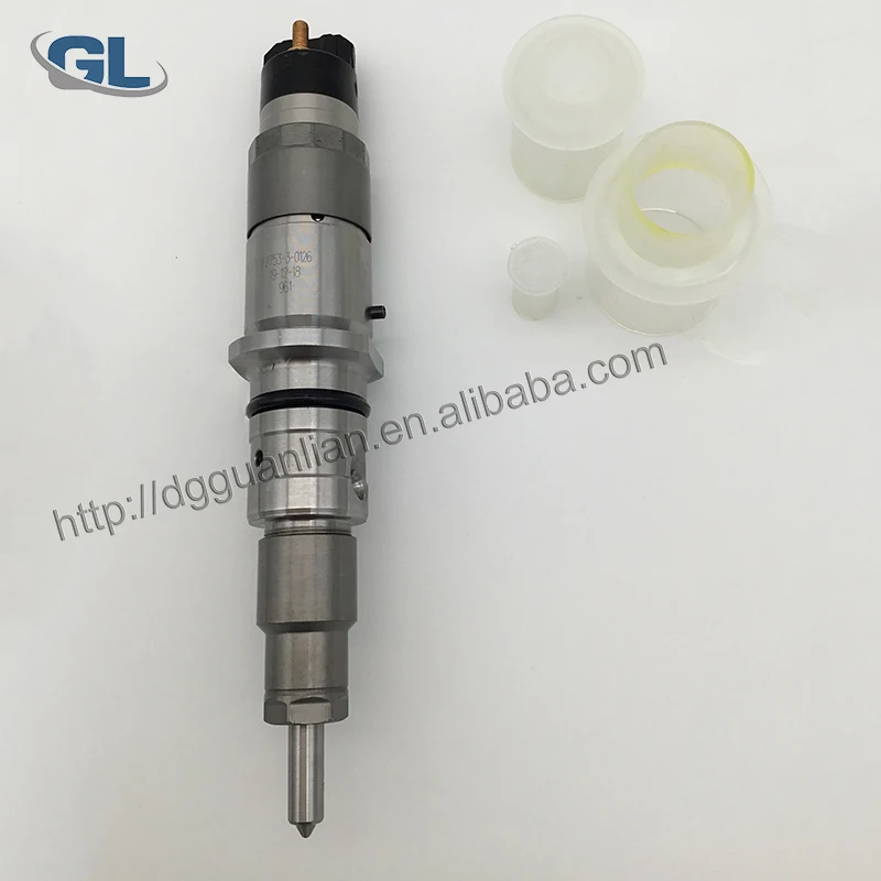 Diesel Common Rail Fuel Injector Assembly 0445120123 For Cummins Isde Eu3 4937065 Dongfeng Kamaz