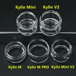 Kylin V2/Kylin M/Kylin Mini V2/Kylin M PRO/Kylin Mini tubo de vidrio de repuesto, burbuja recta para Kylin Mini V2, piezas de vidrio