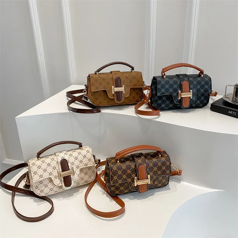 2026 New Women's Shoulder Bag Fashion High Quality Printed Women's Handbag Premium Light Luxury Versatile Women's Shopping Bag