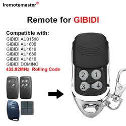 Remote Control For GiBiDi DOMINO AU03000 / AU01590 / AU1680 433.92MHz Garage Opener