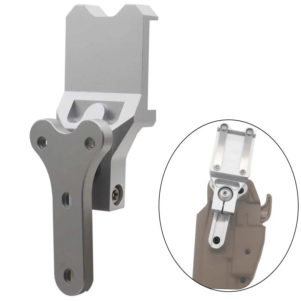 

Adjustable Drop Leg Carry Platform Aluminum Tactical Y-Plate Pistol Holster Adapter For IPSC and IDPA Competition Holsters