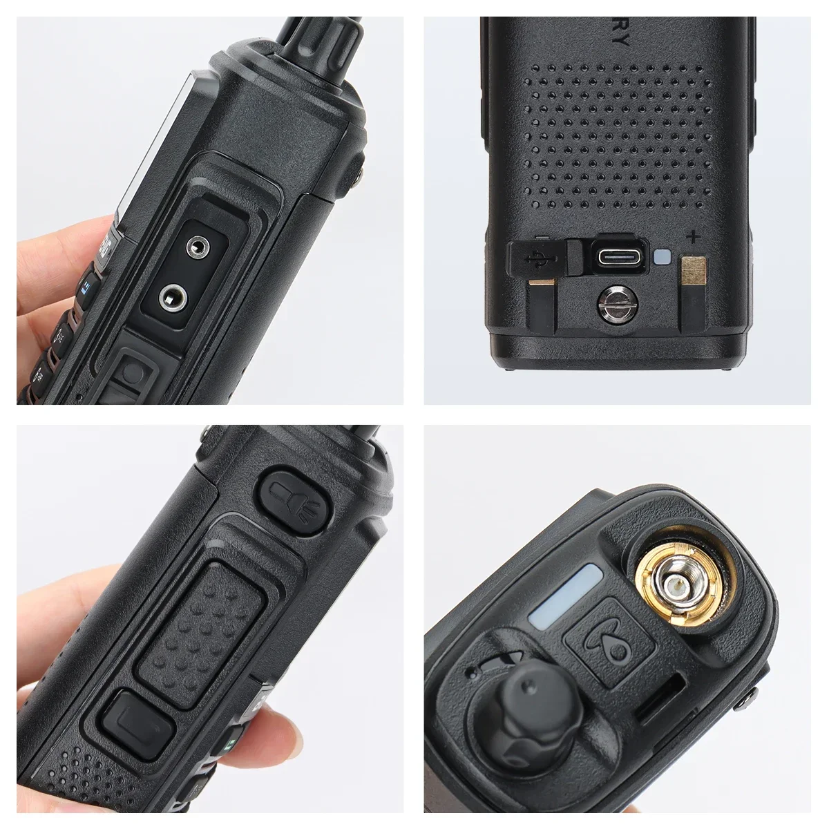 Baofeng UV-17E Airband Walkie-Talkie Drahtlose Kopierfrequenz Langstrecken-Typ-C NOAA AM Tragbares UV-5R Ham-Funkgerät – Detail 27