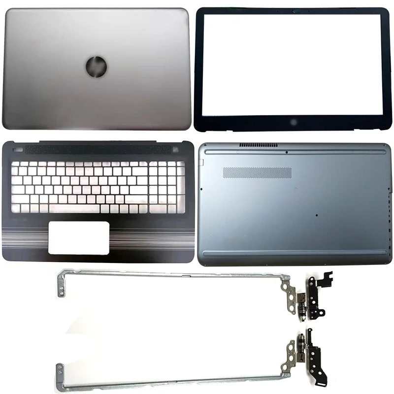 

For HP Pavilion 15-AW 15-AL 15-AU AU034TX AU040TX AU094TX Laptop LCD Back Cover/Front Bezel/Hinges/Palmrest/Bottom Case Silver