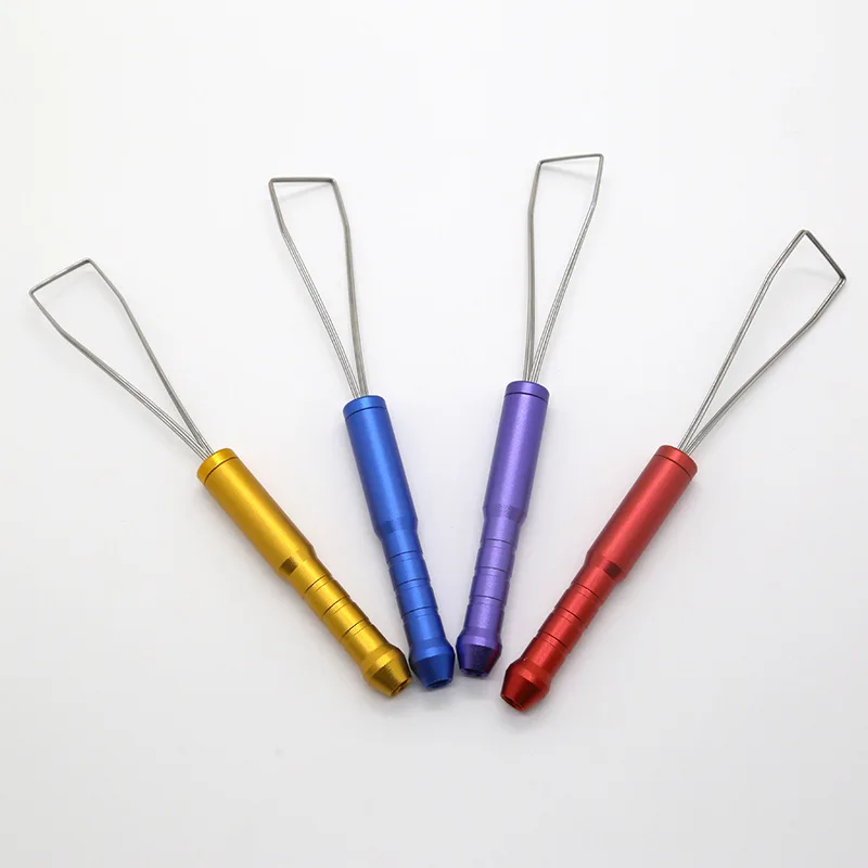 Two-stage Metal Key Puller Computer Keyboard Peripheral Accessories CNC Aluminum Alloy Round Handle Steel Wire Key Puller Keycap