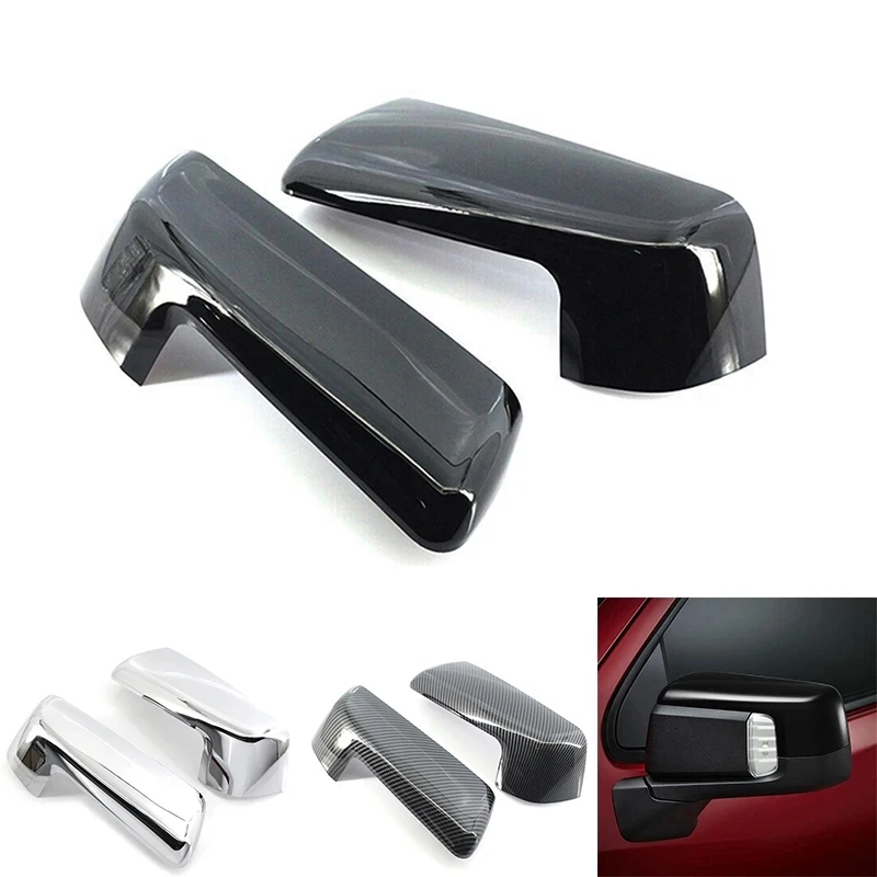 Car Conversion Rear View Mirror Covers Tape-On For GMC Sierra 1500 2019-2023 94469253 84469252