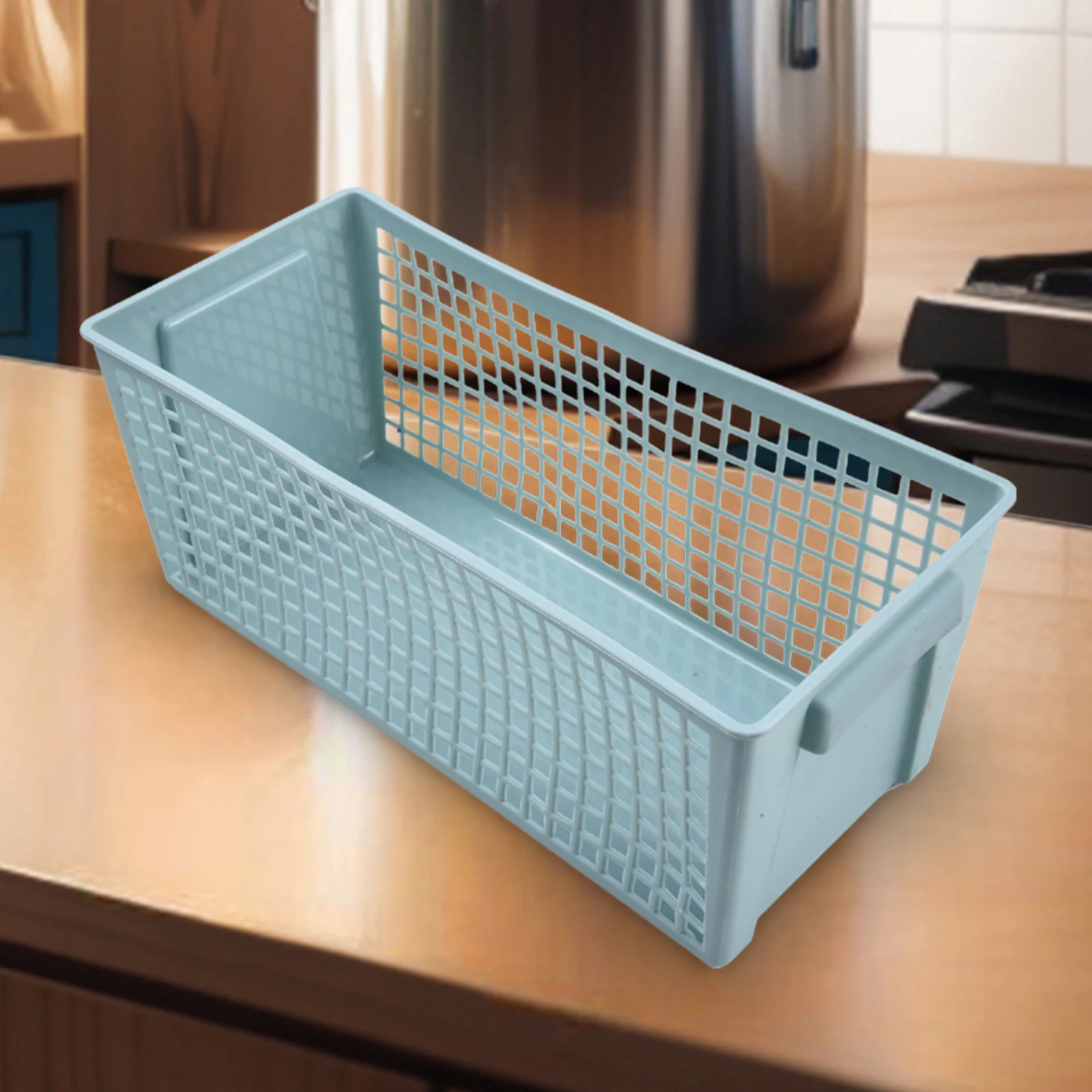 High Quality Living Room Home Storage Basket Storage Box 1pcs Balcony Bathroom Desktop Storage Basket Hollow Out
