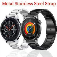 20mm 22mm Metal Strap for Huawei Watch GT/2/3/4/5/Pro Stainless Steel Wristband for Huawei Watch 46mm/Samsung Watch 5/6/7 Strap