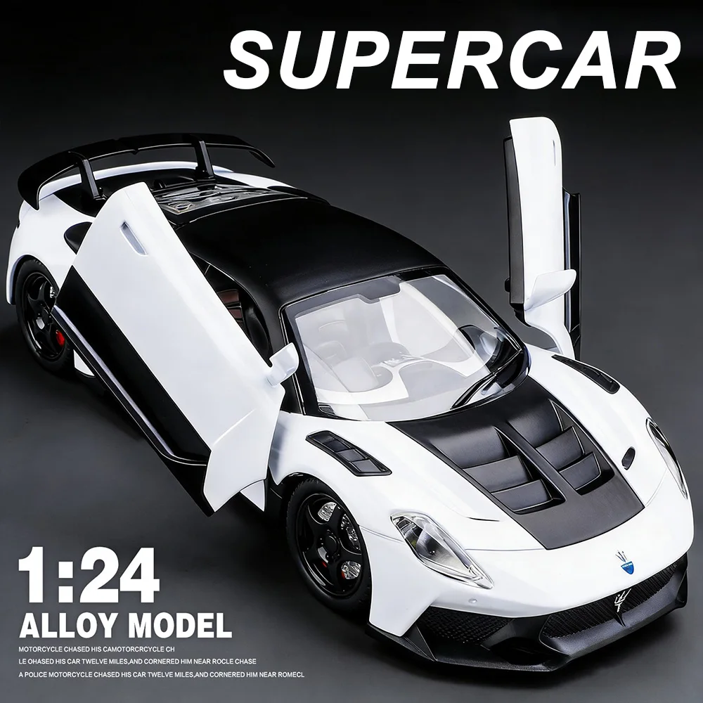 

1:24 Scale GT2 Panamera Sports Cars Alloy Diecast Models Toys Shock Absorption with Rubber Tire Pull Back Vehice Festival Gifts