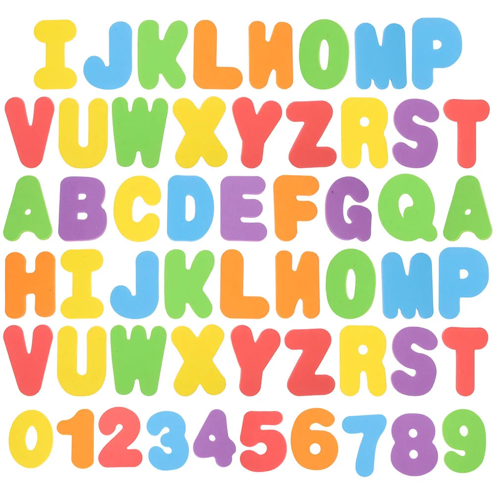 2 مجموعات إيفا رغوة الأبجدية أرقام الحروف العائمة حمام أدوات التعلم للأطفال حمام الطفل اللعب إيفا رغوة الأبجدية #3