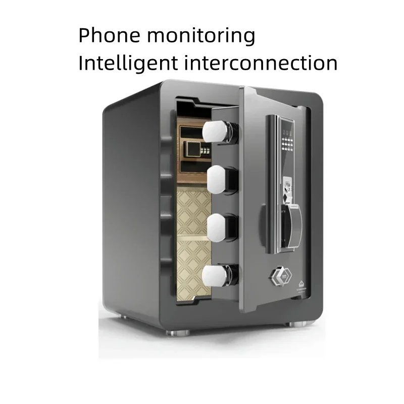 Upgrade New Safe Home Family Small Mini 45 Pass Folder Ten Thousand Password Bedside Invisible In The Wall Into The Wardrobe Lar