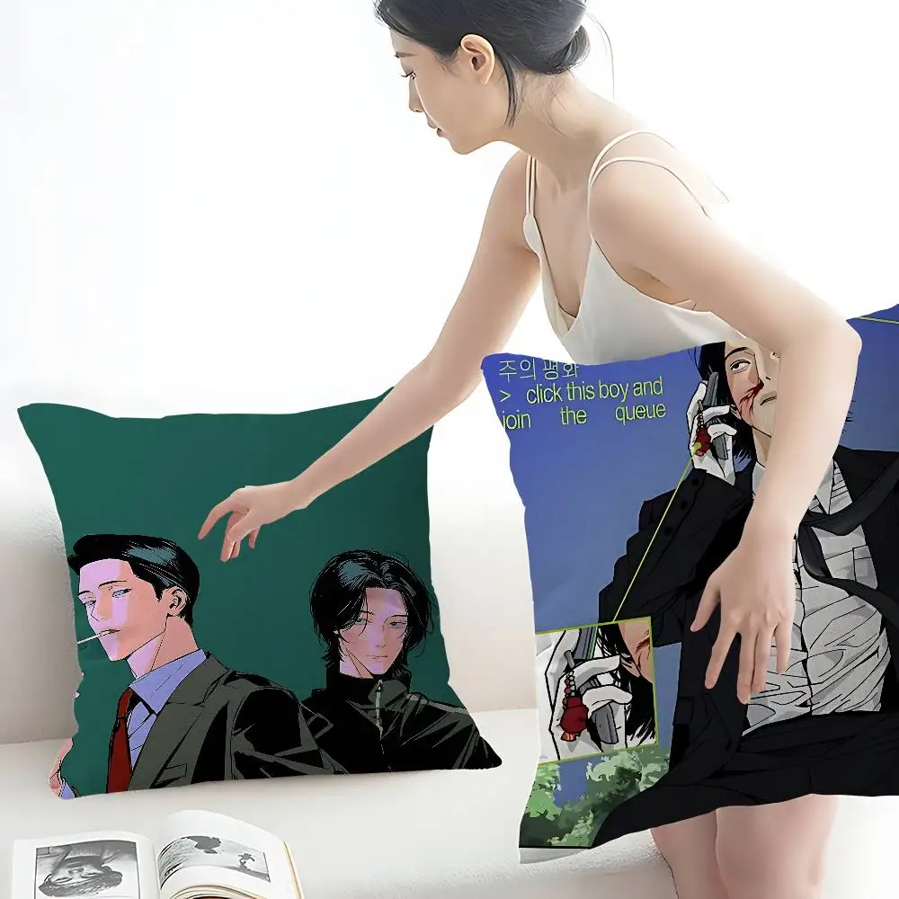 Peace Of God Bl Anime Pillow Gift Home Office Decoration Bedroom Sofa Car Cushion Cover Case 45x45