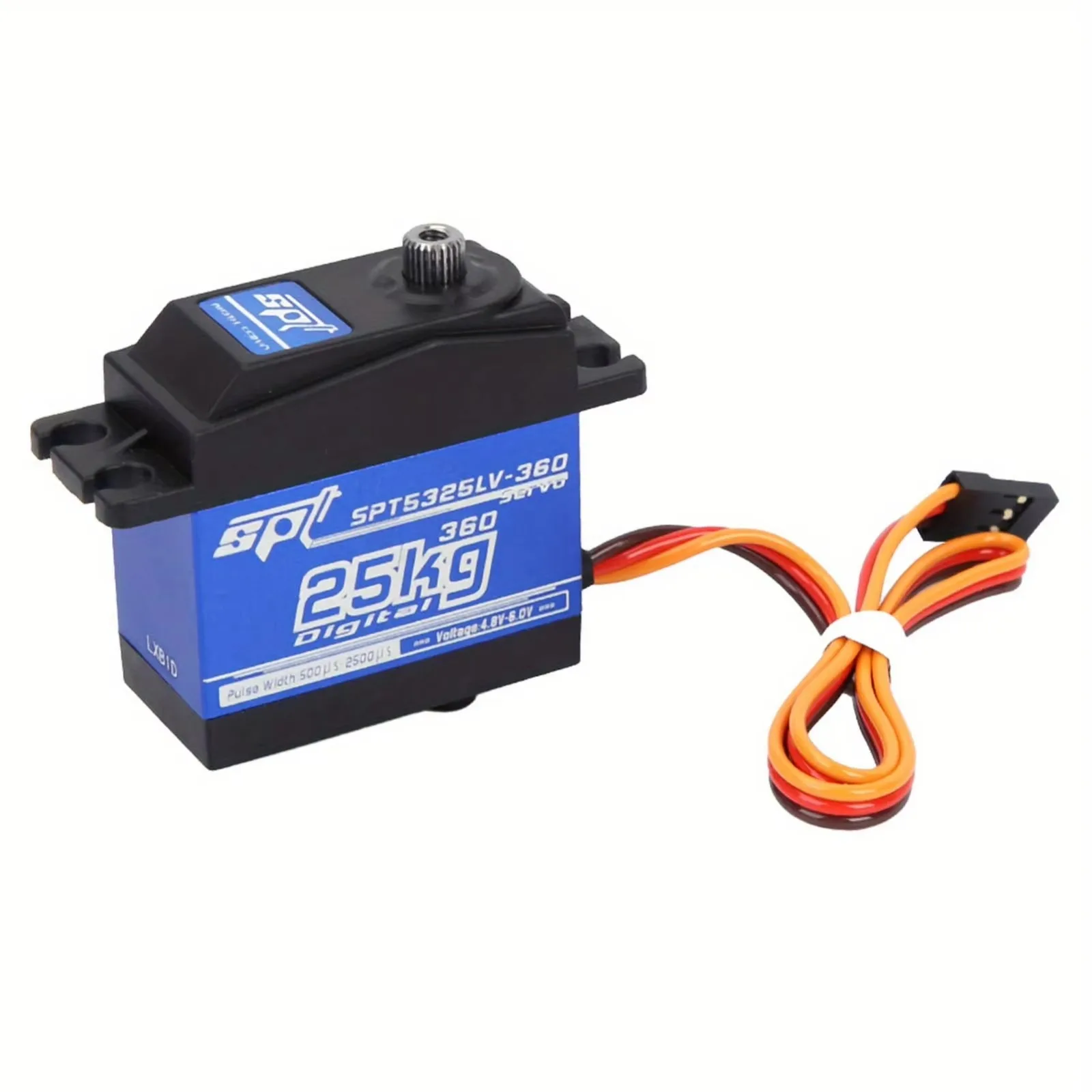 SPT5325LV Digitales 25 kg Metal Gear Dual Axis Servo 360 °   Kontinuierliche Rotation für RC-Roboter/DIY-Modelle