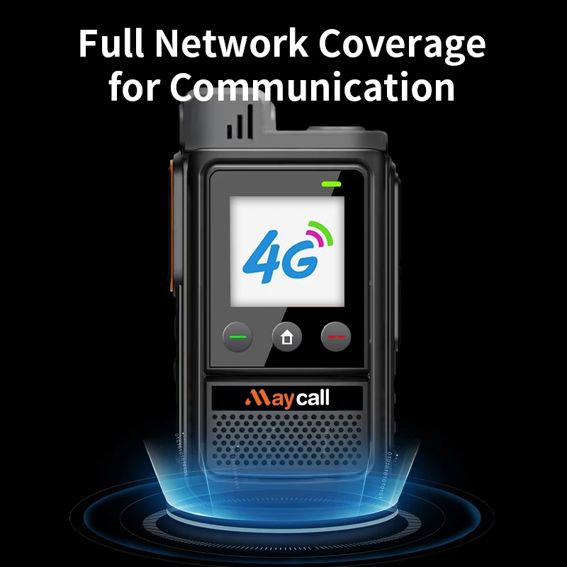 MC-358 4G POC Handheld Two-Way Walkie Talkie Loud Horn 5000km Range GPS IPx4 Water Resistant 2500-3000mAh Battery
