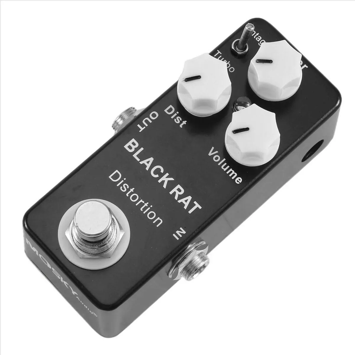 

Mosky Black Rat Mini Guitar Effect Pedal – Distortion Effect, True Bypass, Tone/Filter/Gain/Volume Knobs, Analog, Zinc-Alloy