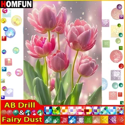HOMFUN Fairy Dust AB 5D DIY Full Diamond Embroidery