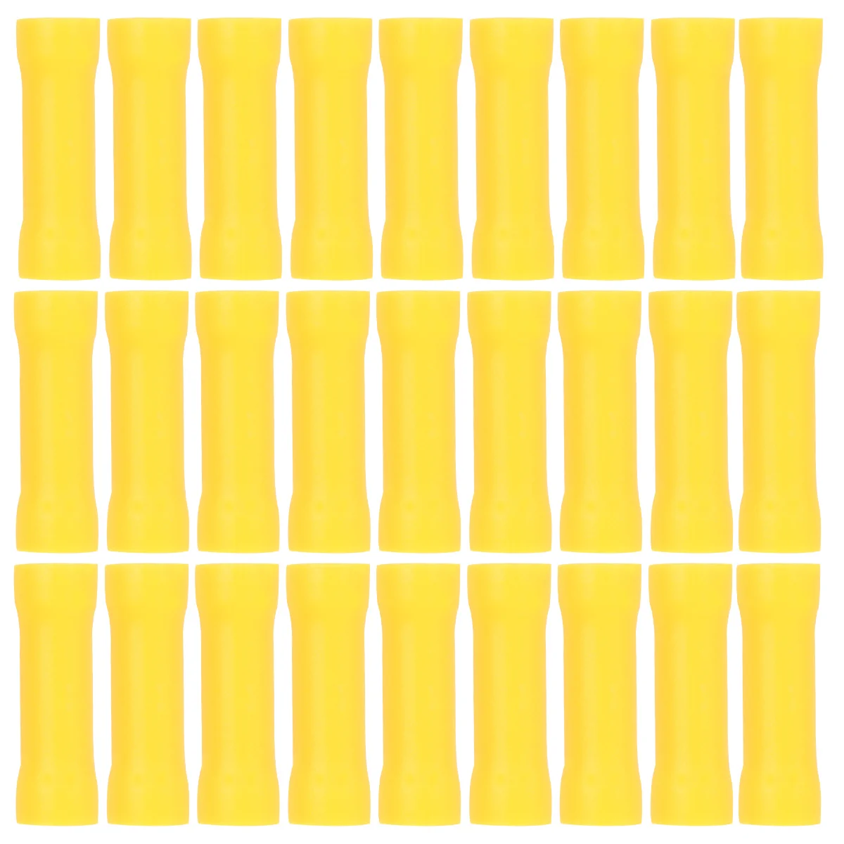 

100pcs Cold Press Terminal Set 12-10Awg Copper Insulated Butt Connector For Automotive Wiring Crimping Wire Terminal Splice