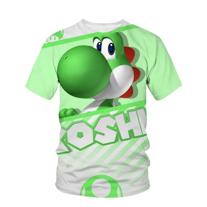 

Super Mario Brothers And Luigi T-Shirt 3D Print Short Sleeve Cosplay Costume Tee Shirt Tee Shirt for Fans Kids Brithday Gifts