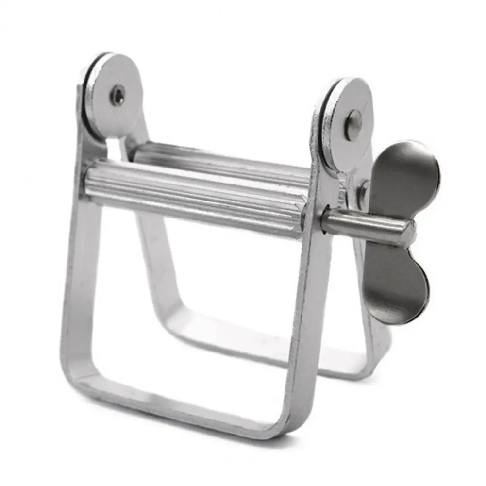 

Zero Tube Dispenser Aluminum Alloy Tube Press Toothpaste Tube Squeezer Portable Paint Wringer Multifunctional Roller for Easy