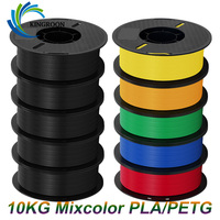 KINGROON 10KG PLA Filament PETG 3d Filament 1.75mm For 3D Printer Filament Bundle Mixed colors FDM Printing Material Fast Ship