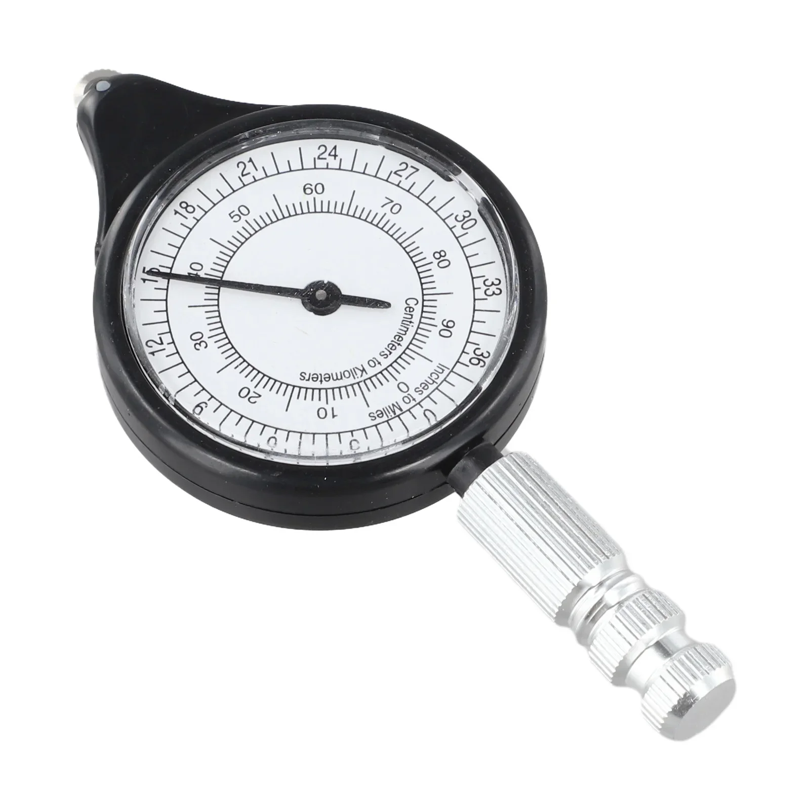 Measuring instrument with For compass curve meter for maps for precise distance measurement of curved routes and mileage