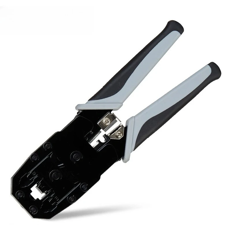 Multifunctional RJ45 Network Cable Crimper Plier 4P/6P/8P Crimping Tool for Ethernet Cable Cutting Stripping Pressing