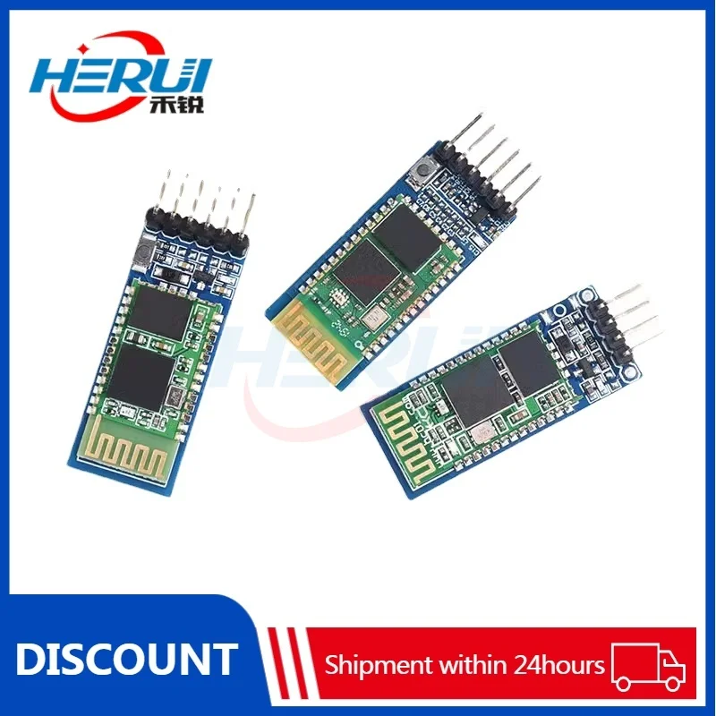 

Bluetooth module HC-05-06-08-02 Master/slave integrated DIY wireless serial port transparent electronic module BLE