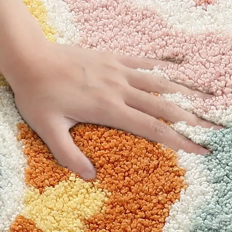 1pc 40*60cm Cute Flower Bathroom Rug 2