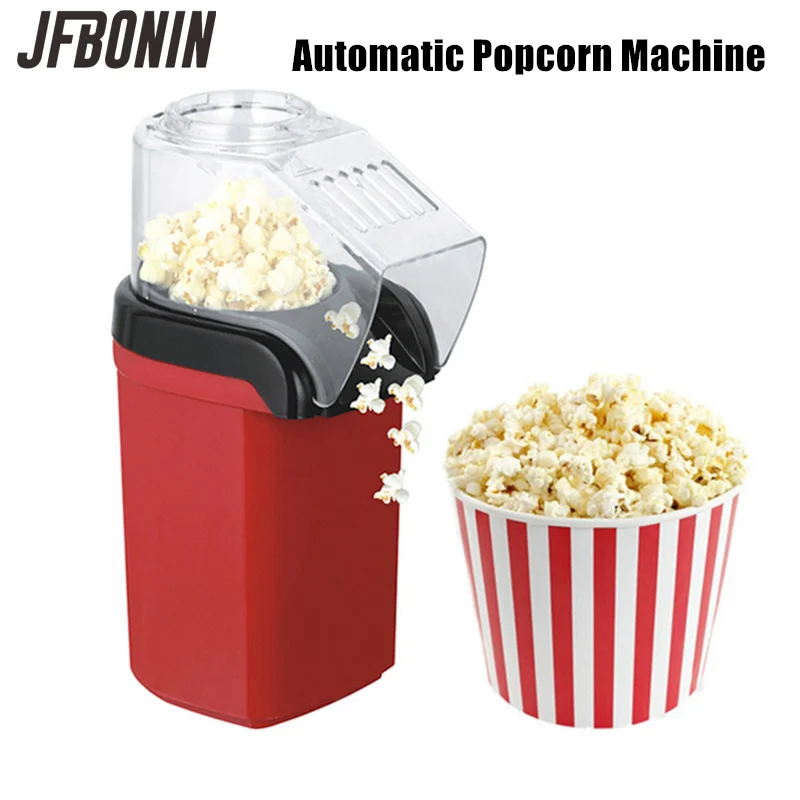 110V/220V Vollautomatische Popcornmaschine für die Küche zu Hause Popcornmaschinen Mini Popcorn Elektrische Haushaltsgerätemaschine