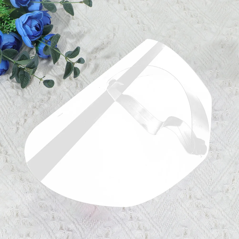 

2 шт. прочные прозрачные защитные маски для лица с перегородкой, защитные маски для уличного использования, простой дизайн, защита для лица