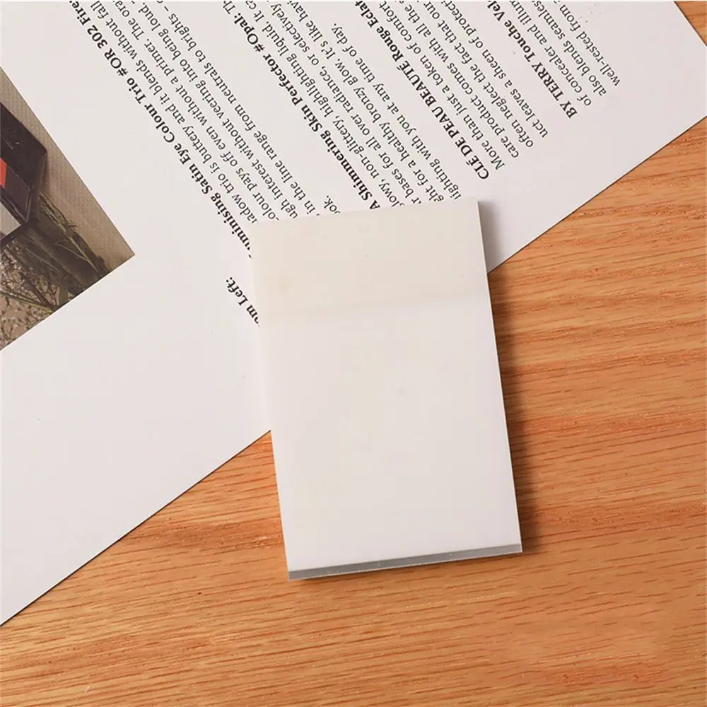 Notepad Office School Supplies Stationery Sticker PET Memo Pad Planner Sticker Transparent Sticky Notes Daily To Do List
