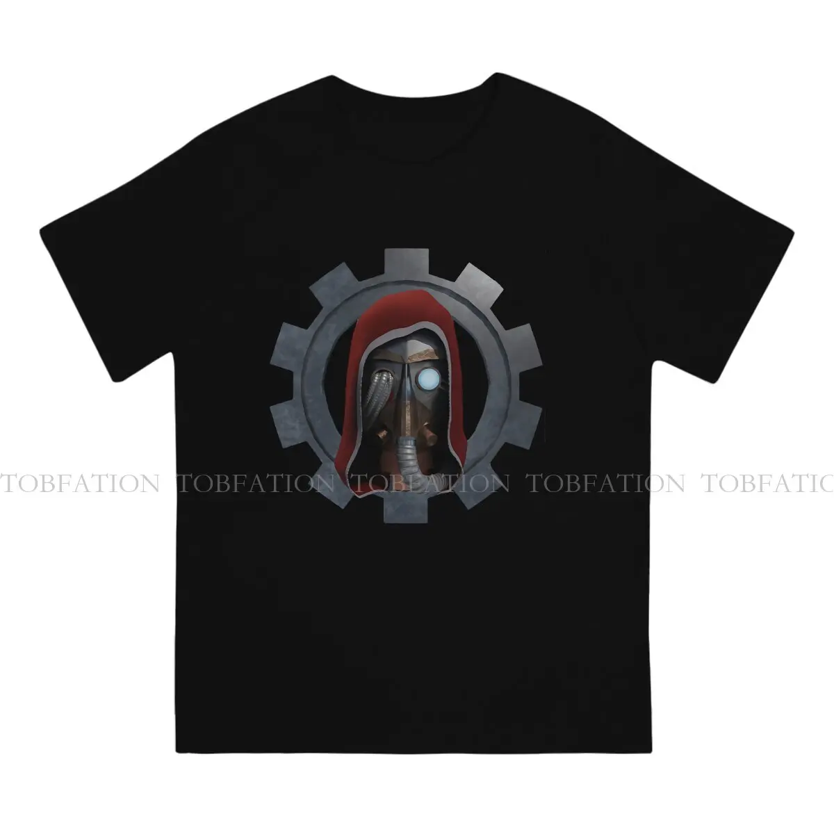 Adeptus Machines Omnissiah Head T Shirt Graphic Men's Tees Summer 100% Cotton Clothing Crewneck TShirt