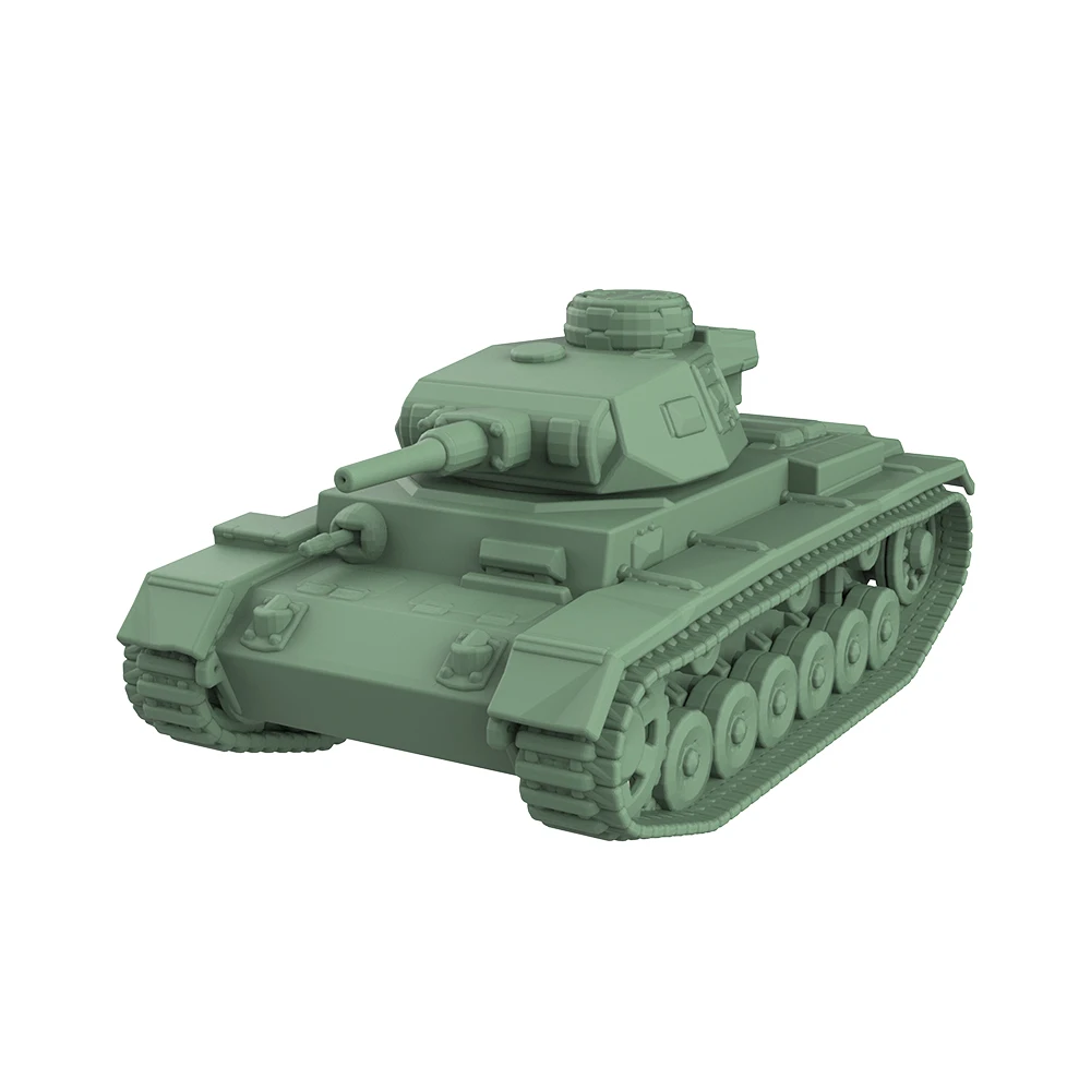 

1/220 1/160 1/87 SSMODEL SS941 Железнодорожная военная модель, комплект немецкого танка Panzer III.J среднего размера
